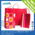 Eco-friendly Pantone Color Printing Kraft Paper Shopping Bag